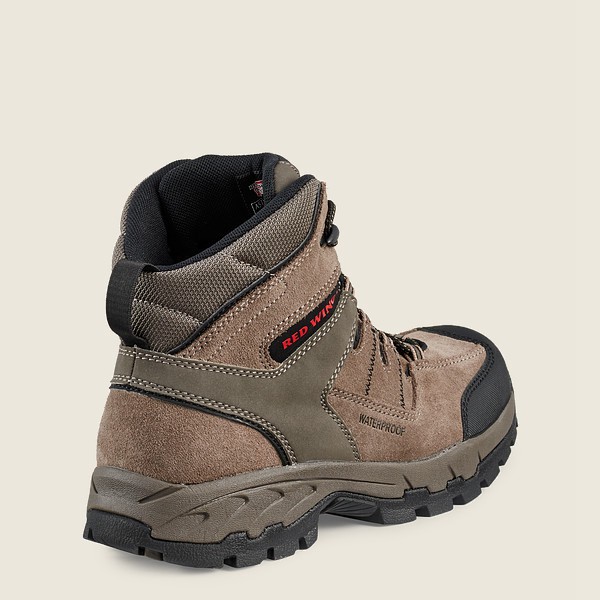 Red Wing Hiking Boots Truhiker - 6-Inch Waterproof Safety Toe - Grå Brune - Herre 3901-UJFAM